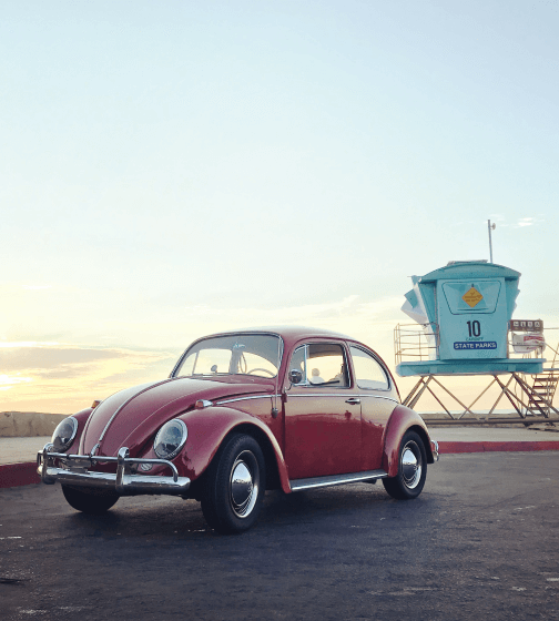 Retrofitted Electric VW Bug