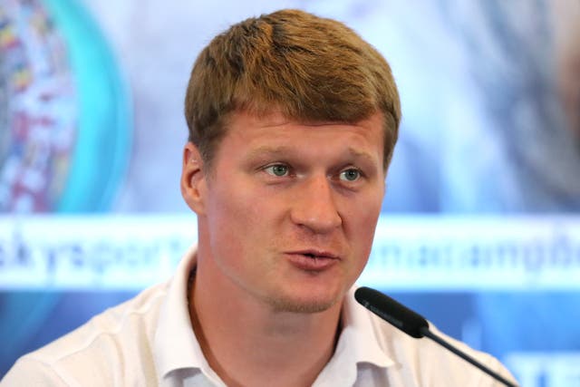 Alexander Povetkin has been ruled out of his rematch against Dillian Whyte