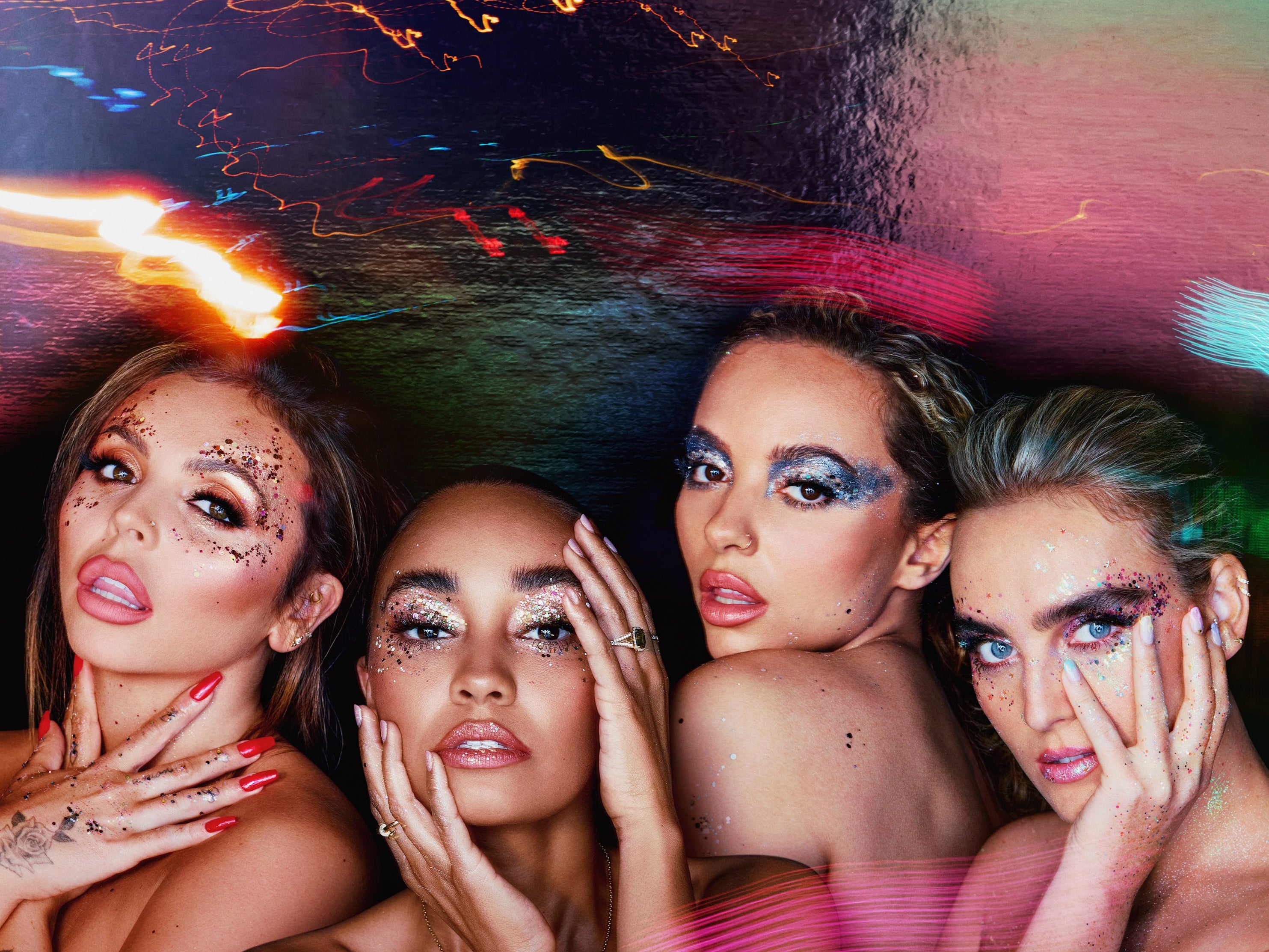 Little Mix in cover art for ‘Confetti’