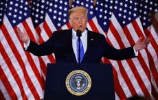 Trump’s threat to stop vote count labelled ‘despotic’ - follow live