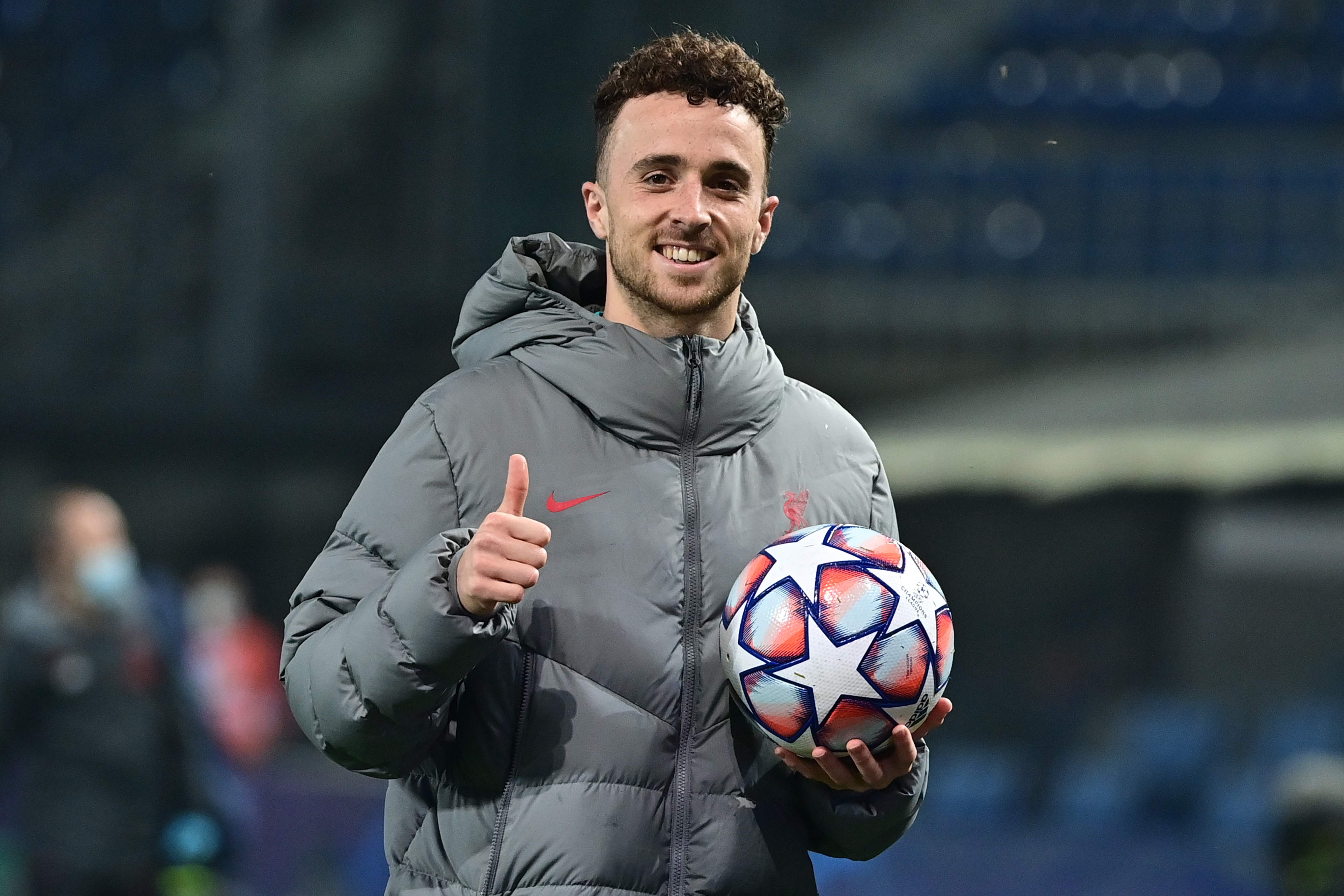 Diogo Jota scored a hat-trick in Atalanta