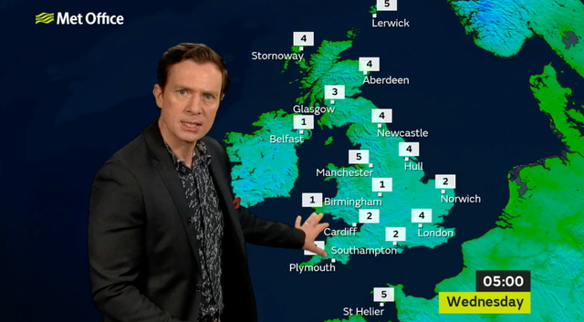 Met Office weather forecast with Alex Deakin