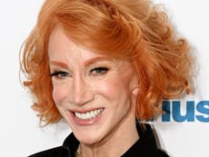 Kathy Griffin reshares controversial Trump severed head photo minutes after president falsely claims election victory