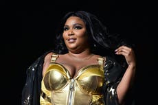 Lizzo shares semi-nude photo with American flag too mark election day