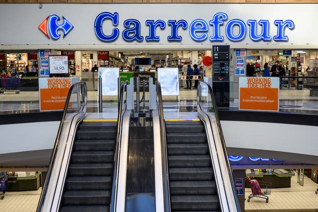 French supermarket Carrefour 