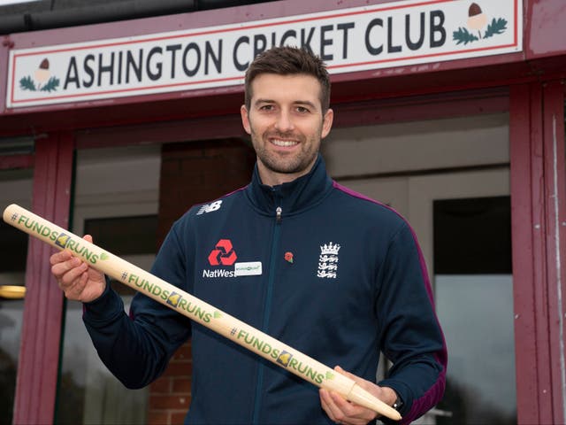 Mark Wood at Ashington Cricket Club