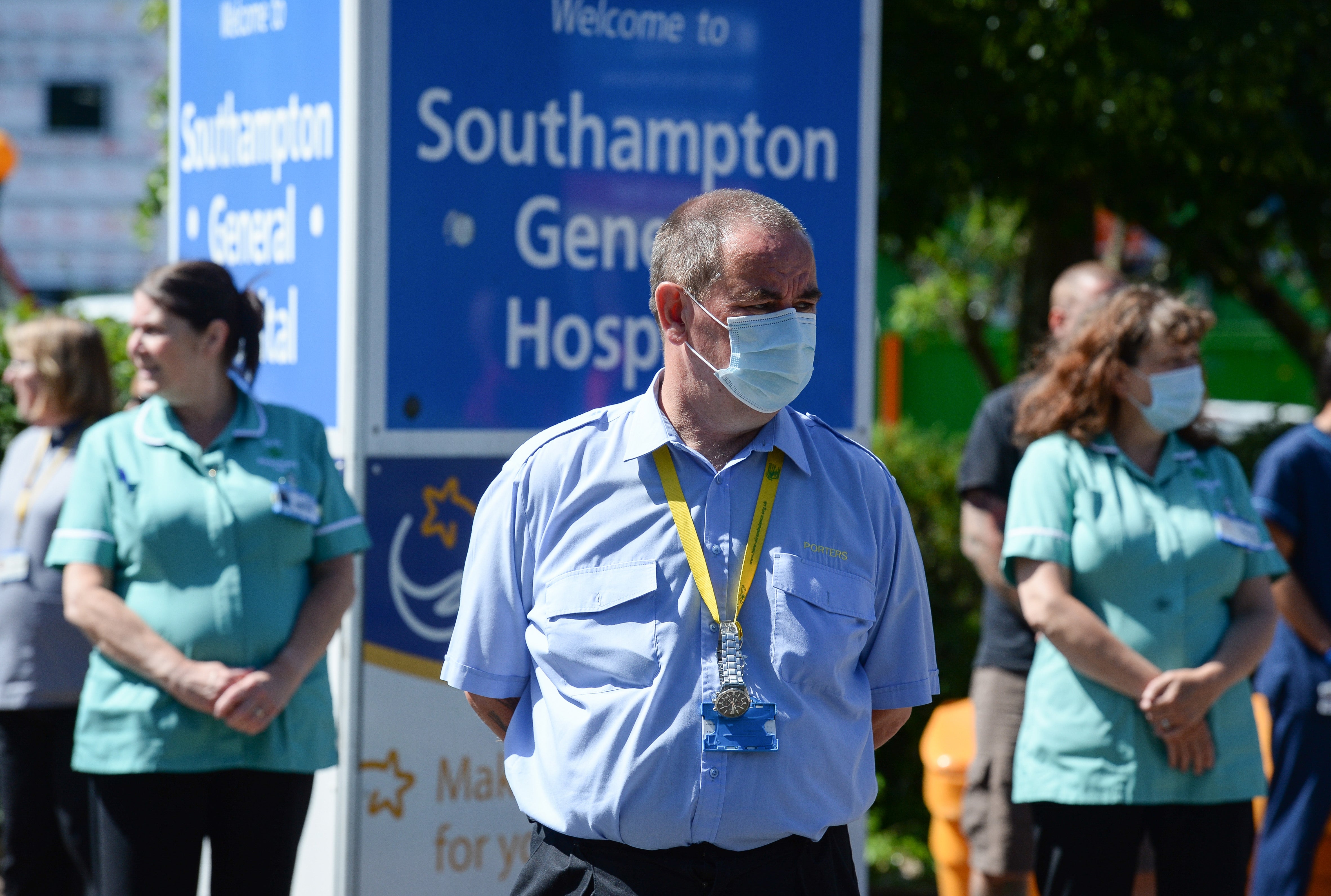 Staff at Southampton General Hospital