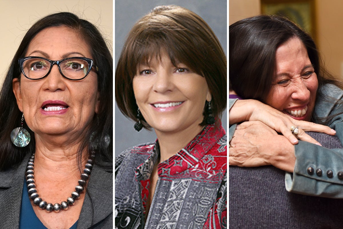 Left to right: Deb Haaland, Yvette Herrell and Teresa Leger Fernandez will represent New Mexico’s three congressional districts in Washington DC
