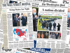 ‘Nation divided’: How newspapers have reacted to US election