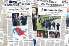 ‘Nation divided’: How newspapers have reacted to US election