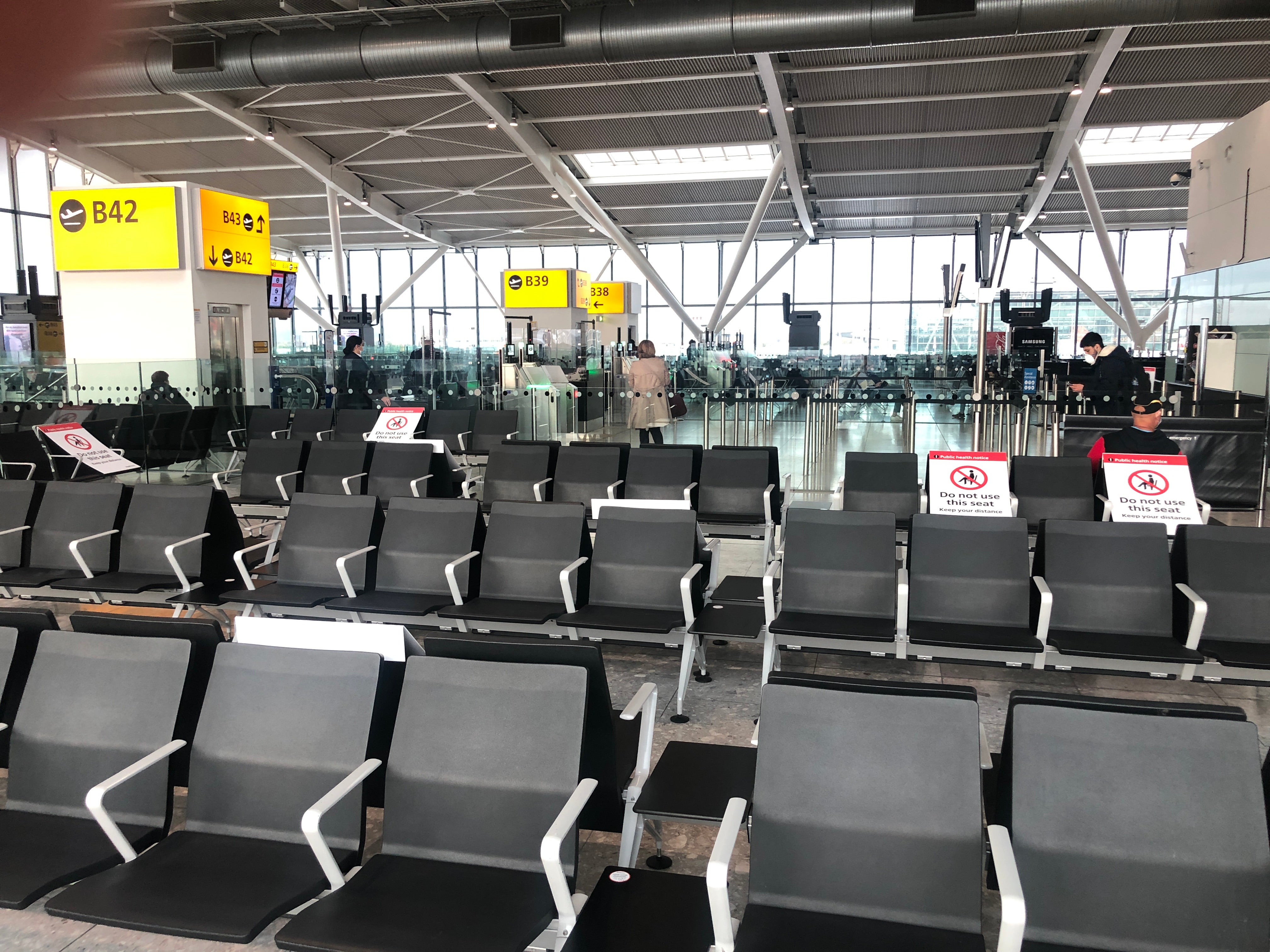 Empty quarter: Heathrow Airport Terminal 5
