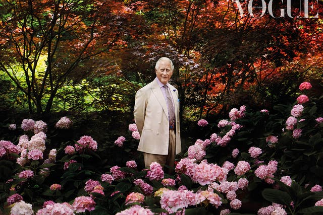 Prince Charles photographed by Nick Knight for British Vogue