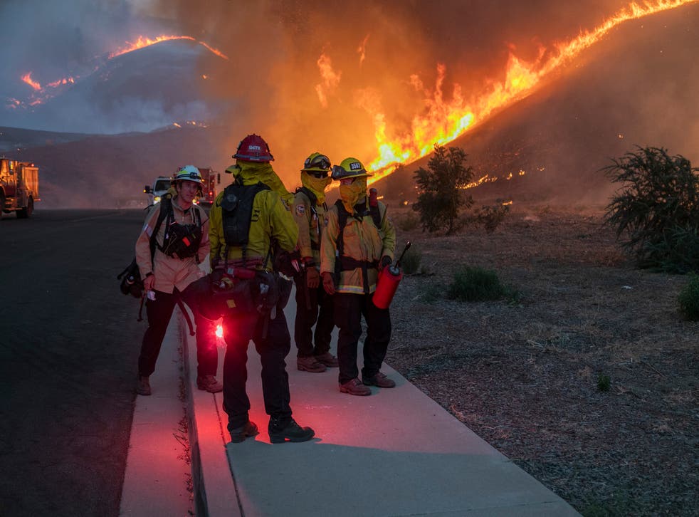 <p>Incendios forestales en California.</p>