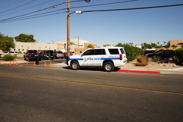 Nevada law enforcement officials are investigating a shooting involving police that left four people dead. 