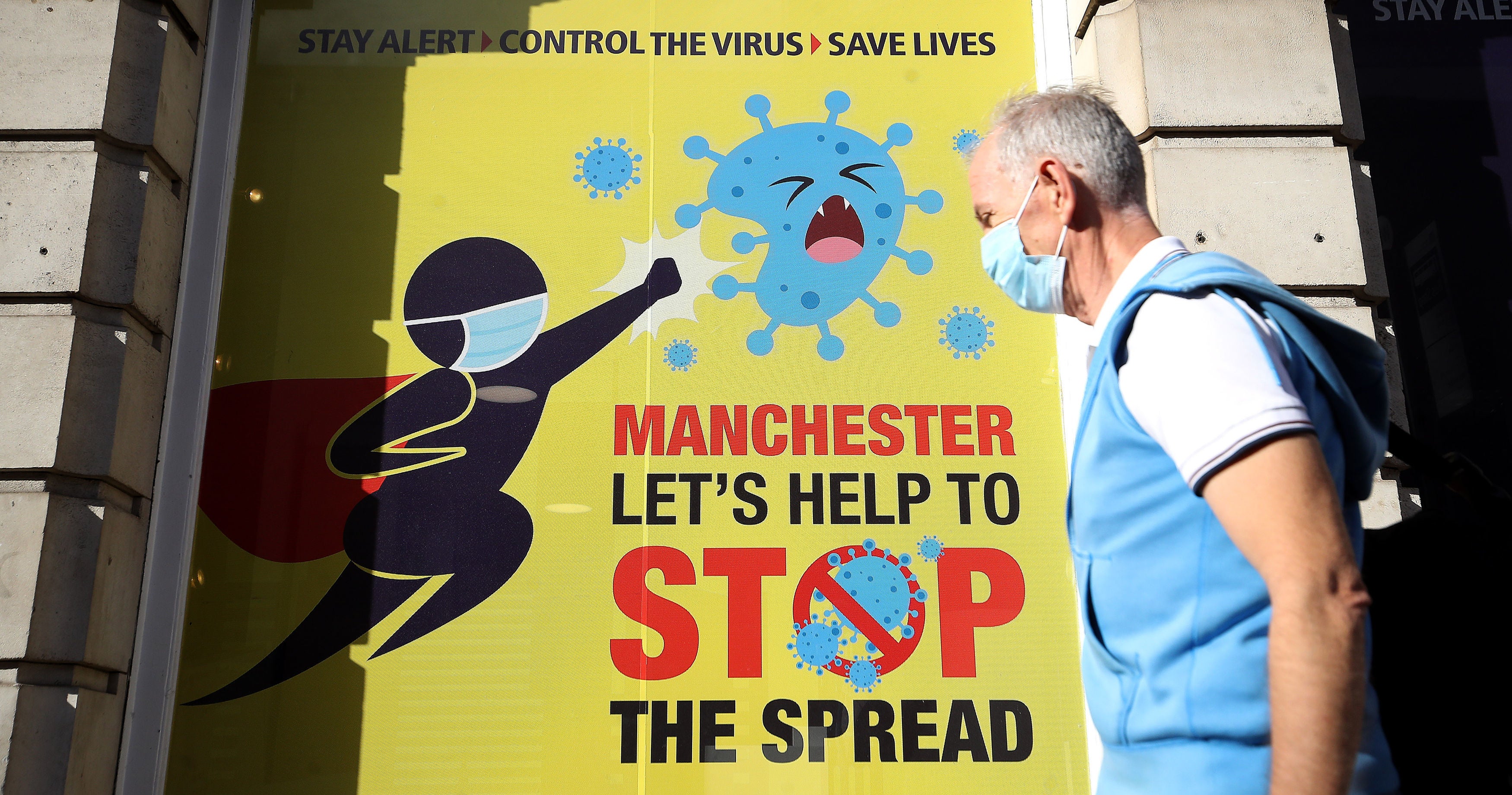 A public health poster in Manchester
