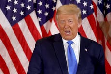 Trump baselessly claims ‘damage has been done’ as Biden nears victory
