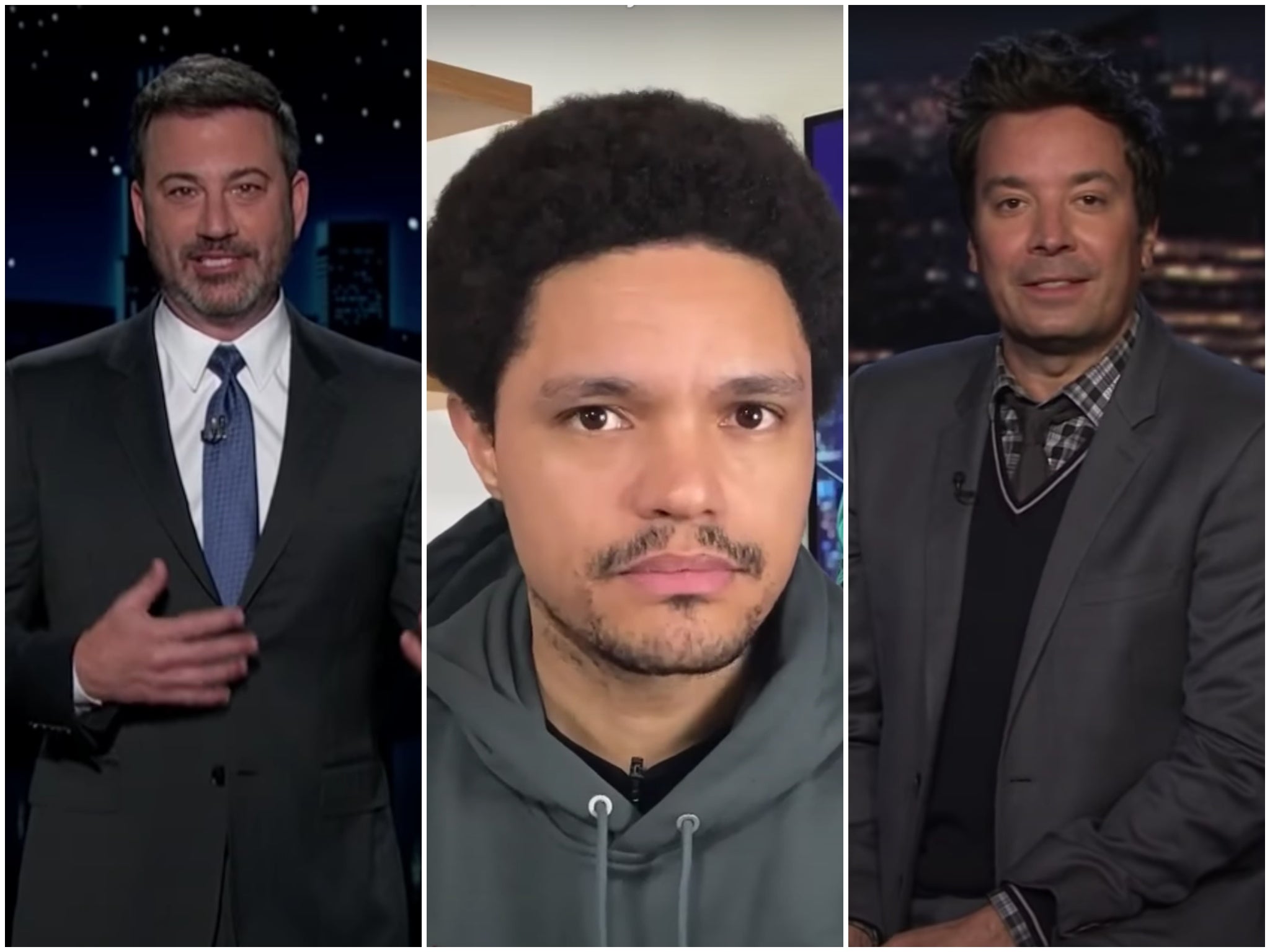 Late-night hosts discuss waiting for election results