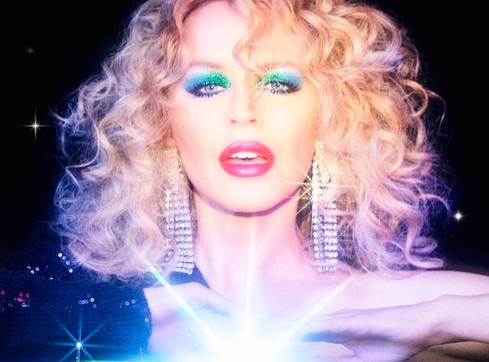 <p>Kylie Minogue in album artwork for ‘Disco’</p>