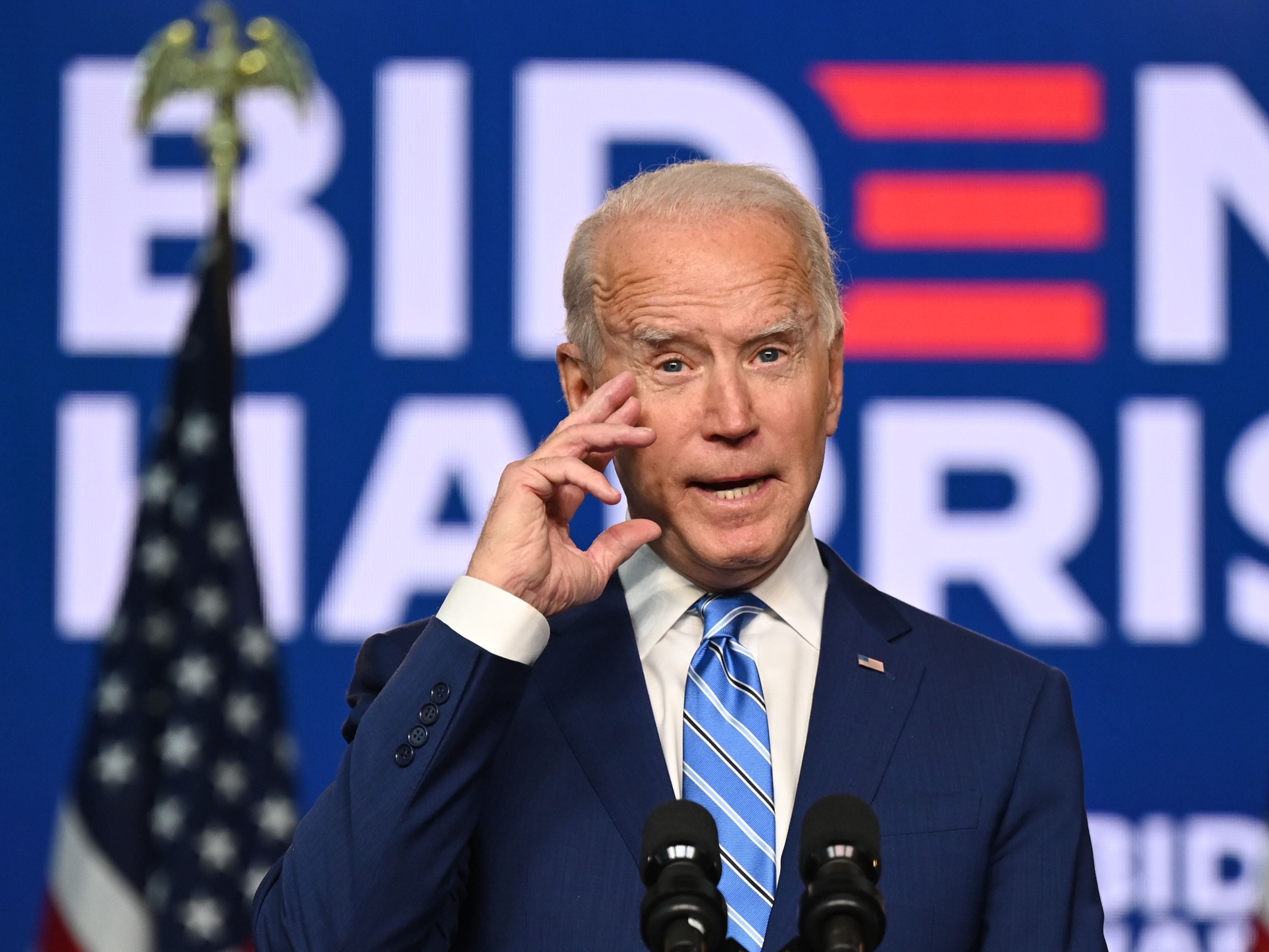 Joe Biden, the Democratic presidential nominee, on Wednesday