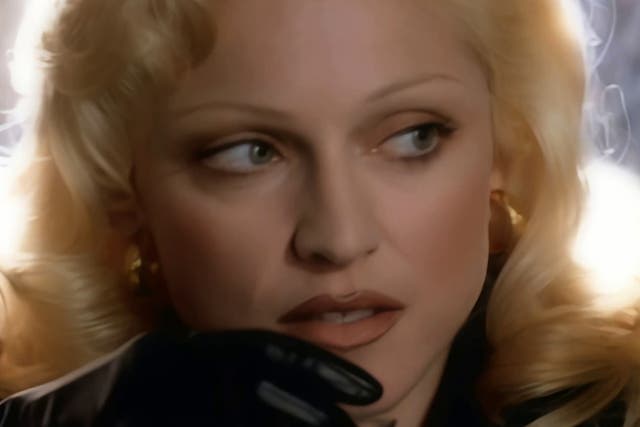 Madonna in the David Fincher-directed music video for ‘Bad Girl'