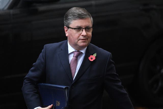 <p>Justice secretary Robert Buckland claimed that the idea of the rule of law was being used by critics of the government to ‘weaponise the courts against political decision making’</p>