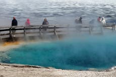 Man banned from Yellowstone after trying to cook chicken in hot spring