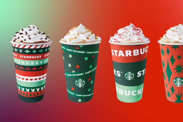 Starbucks unveils its new holiday cups 