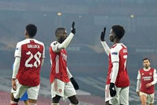 Willock and Saka dazzle as Arsenal blitz Molde