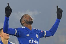 Iheanacho brace sends dominant Leicester to victory over Braga