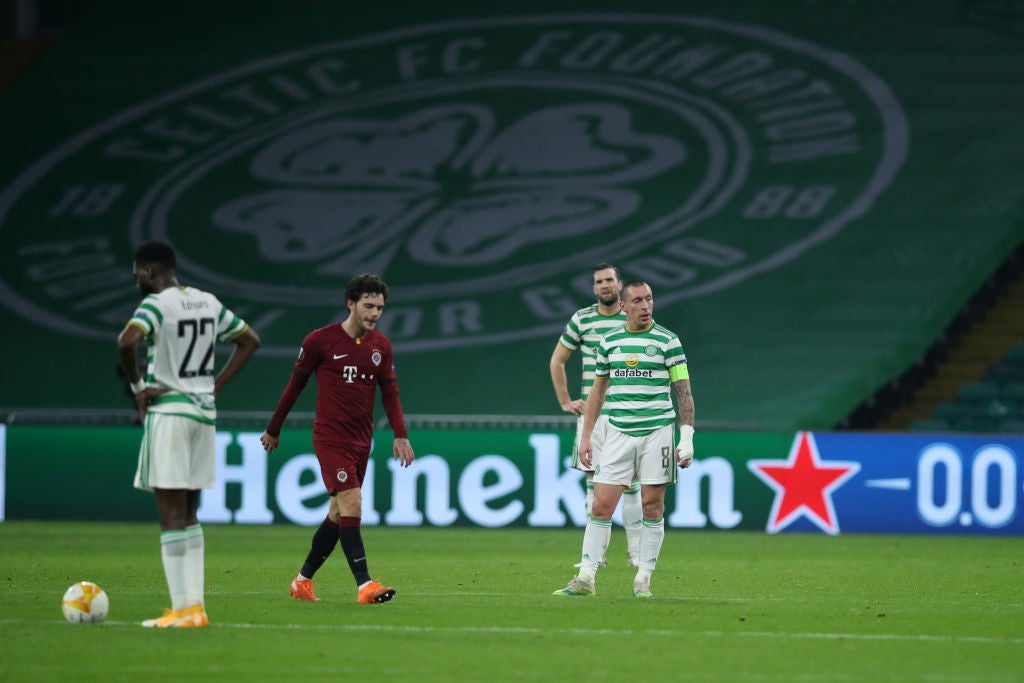 Celtic were battered at home by their Czech opponents Sparta Prague