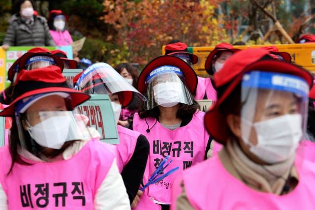 Virus Outbreak South Korea Daily Life