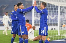 Rodgers eyes Europa League group win after Leicester thrash Braga