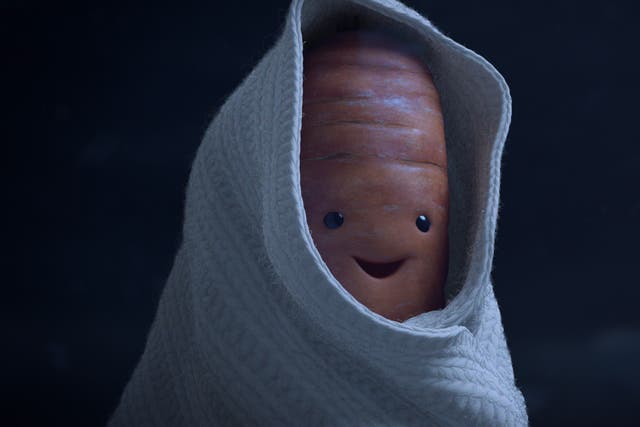 Kevin the Carrot reimagined as E.T.