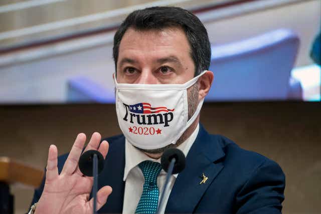<p>Far-right Lega party leader Matteo Salvini</p>