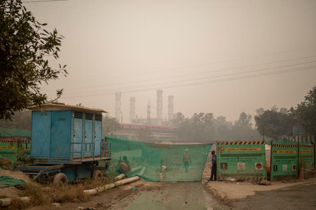 Virus Outbreak India Air Pollution