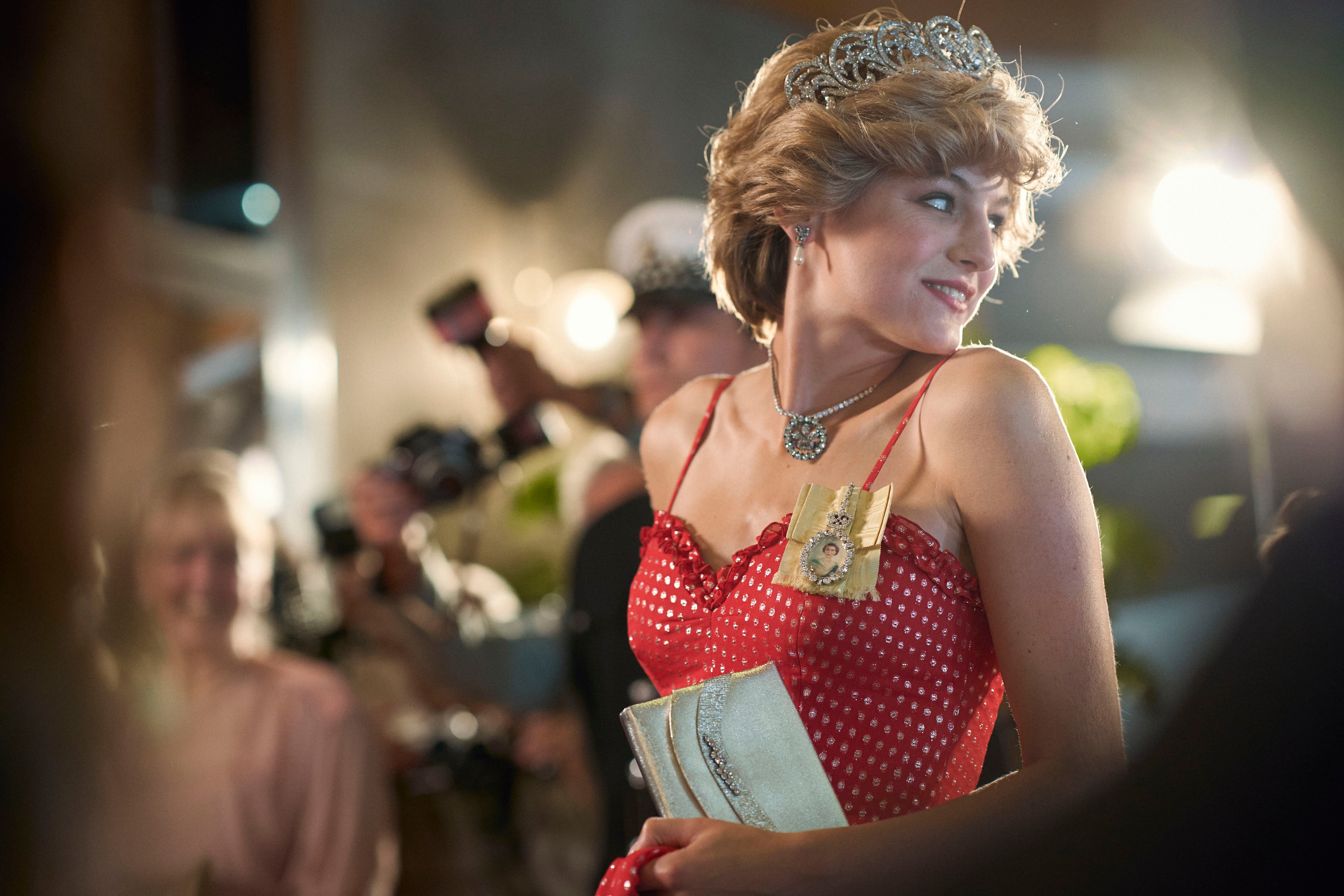 Emma Corrin as Lady Diana Spencer