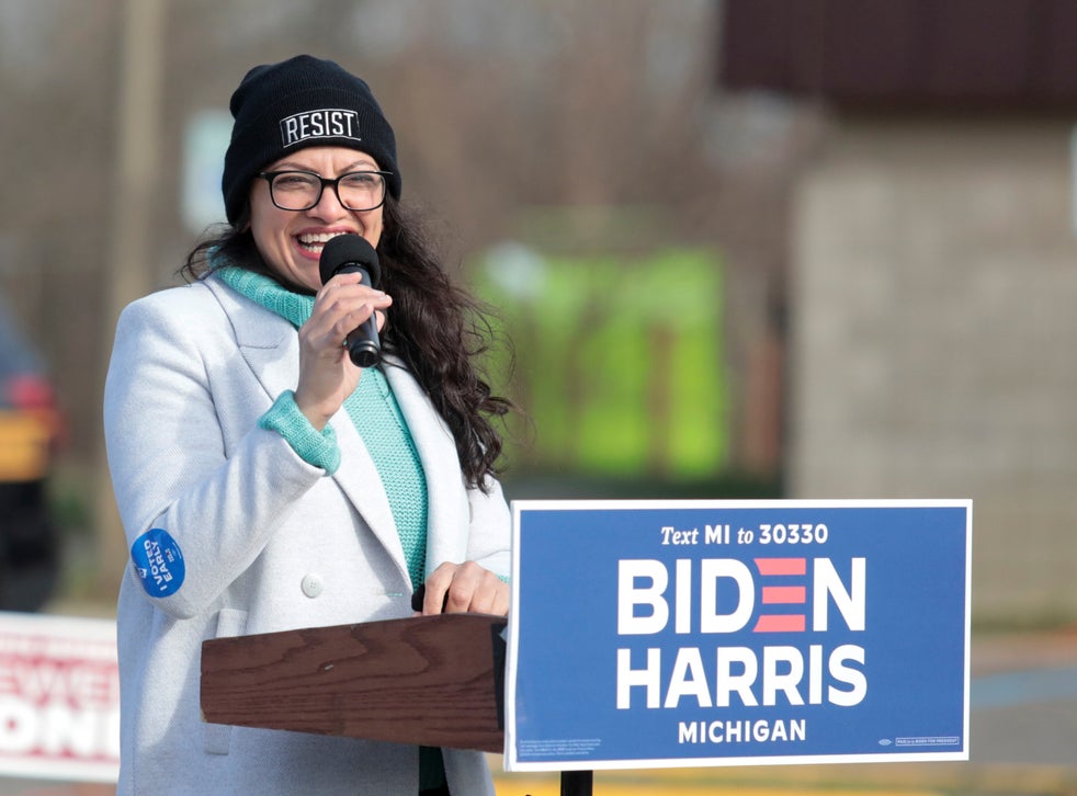 Rashida Tlaib refuses to stop targeting centrist Democrats: 'I can't be  silent' | The Independent
