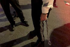 NYPD arrest man for reportedly trying to strangle cop with chain