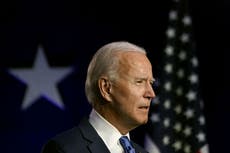 Biden says he will not let people stop all votes being counted 