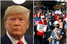 Trump fans lampooned for playing Rage Against the Machine song