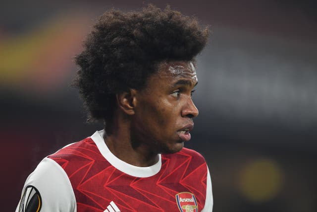 <p>Willian has failed to shine with Arsenal</p>