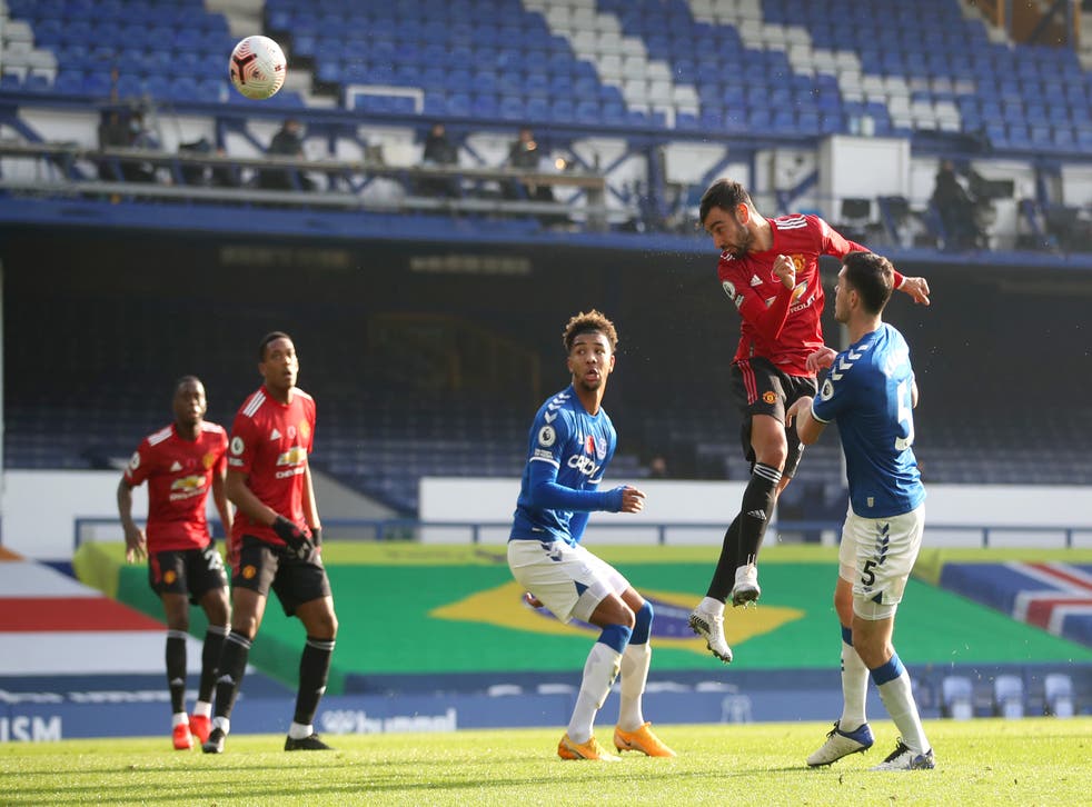 Everton Vs Manchester United Player Ratings Bruno Fernandes Double Secures Win But Lucky Not To See Red The Independent