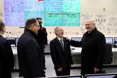 Belarus opens nuclear plant opposed by neighboring Lithuania