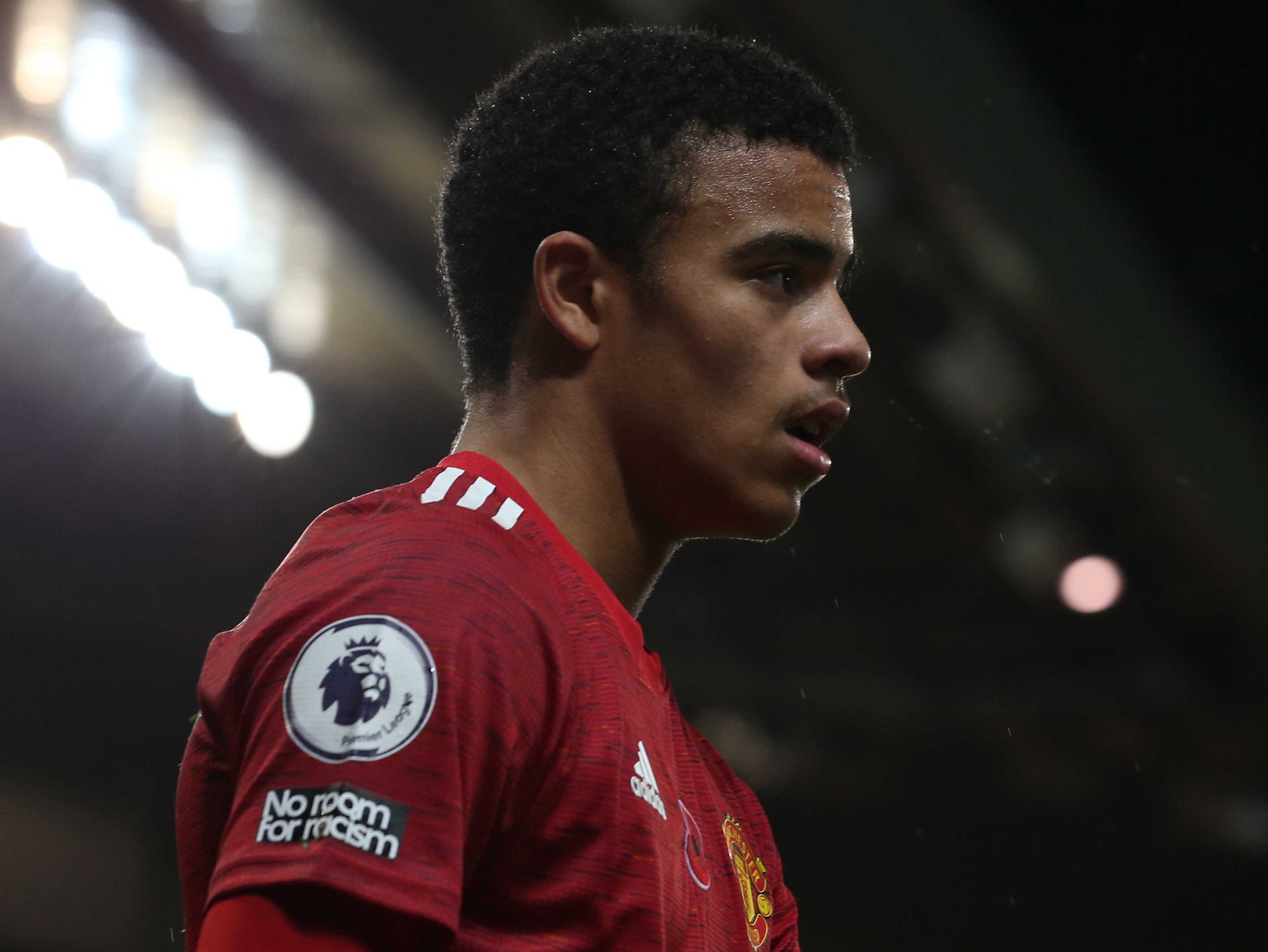 Mason Greenwood has scored two goals this season