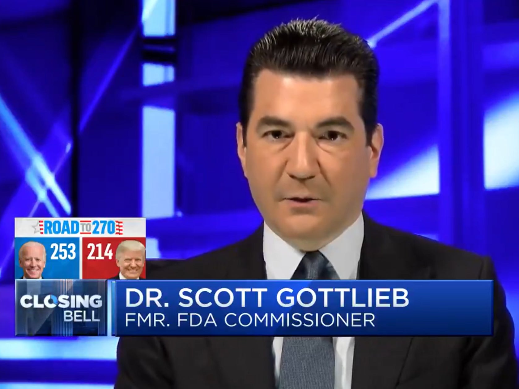 Former Food and Drug Administration commissioner Dr Scott Gottlieb