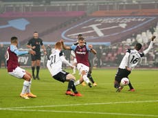 Soucek snatches win for West Ham as Fulham rue Lookman’s penalty miss