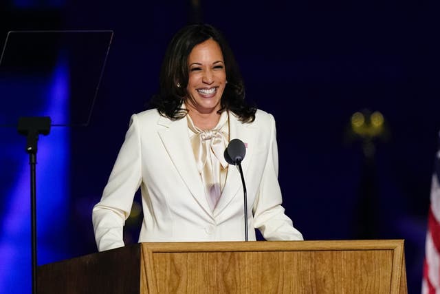 <p>Kamala Harris delivers empowering speech as she becomes the first woman and woman of colour to become Vice President-elect</p>