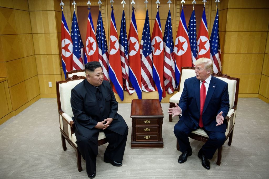 The meeting between Kim Jong-un and Trump in Panmunjom, North Korea, was one of many extraordinary stories reporters have covered over the past four years