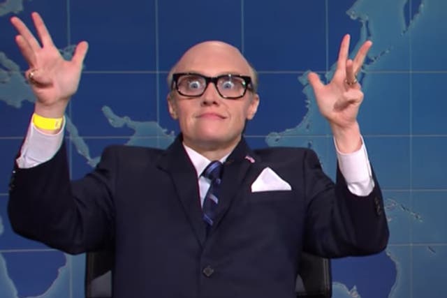 Saturday Night Live’s Kate McKinnon channels Rudy Giuliani