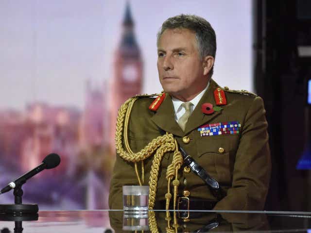 <p>General Sir Nick Carter has predicted that the British armed forces will look ‘very different’ over the next 10 years</p>